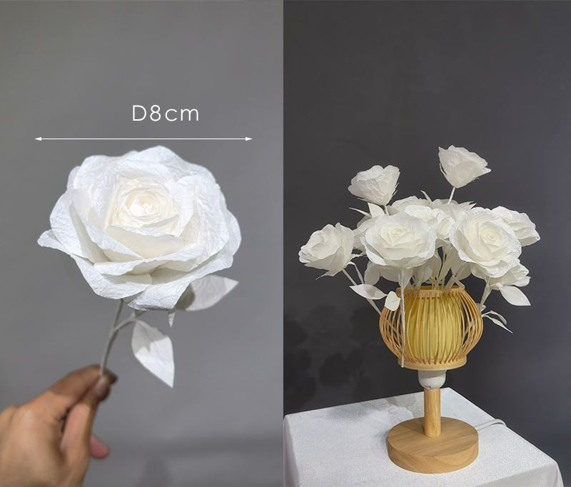 Minipaperikukkia käsityöhön