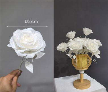 Minipaperikukkia käsityöhön